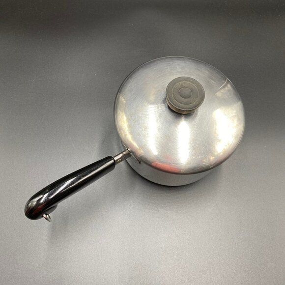 Revere Ware 95K Clinton, IL USA 1.5 Quart Stainless Steel With Lid - Picture 1 of 5